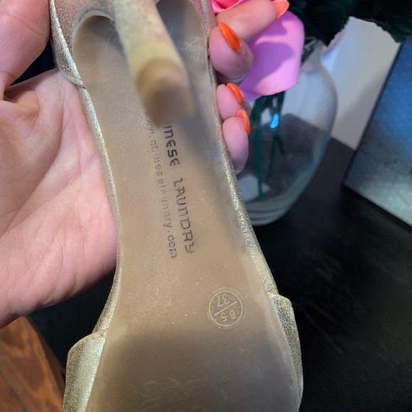 Gold/Rhinestone Chinese Laundry Sandals - Picture 4 of 5